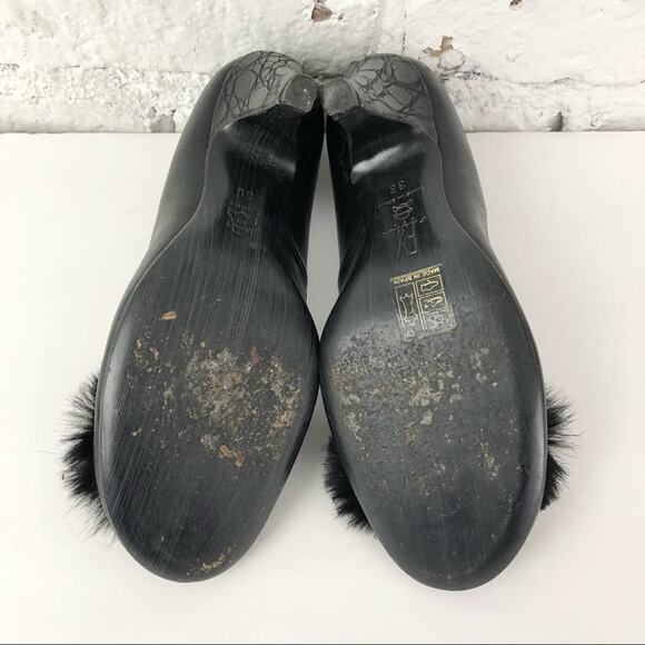 FX Fluxa Fur Toe Heels - Picture 4 of 11